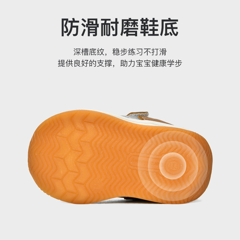 Toddler shoes for boys, spring and autumn, 0-1-2 years old, soft sole infant shoes, children's shoes, infant and toddler shoes for girls