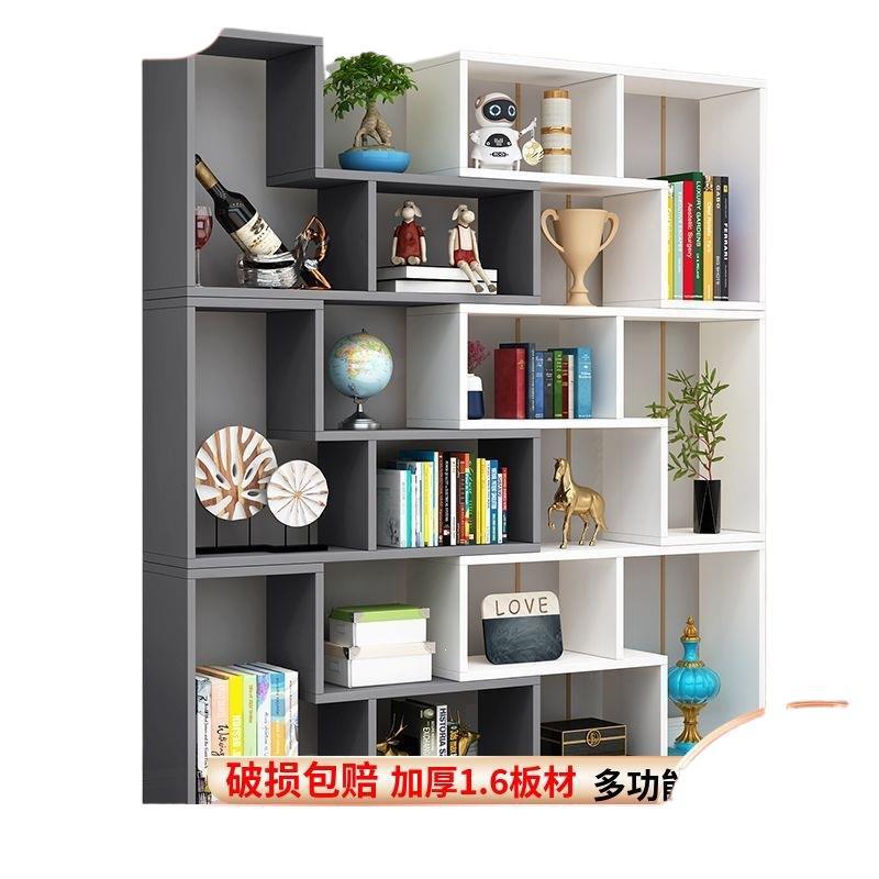 Free shipping casual combination bookshelf bookcase creative corner bedroom floor-standing simple storage rack partition display rack entrance