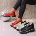 autumn new arrival: plus-size chunky sole loafers for women - wholesale available, dropshipping to  & , sizes 36-43