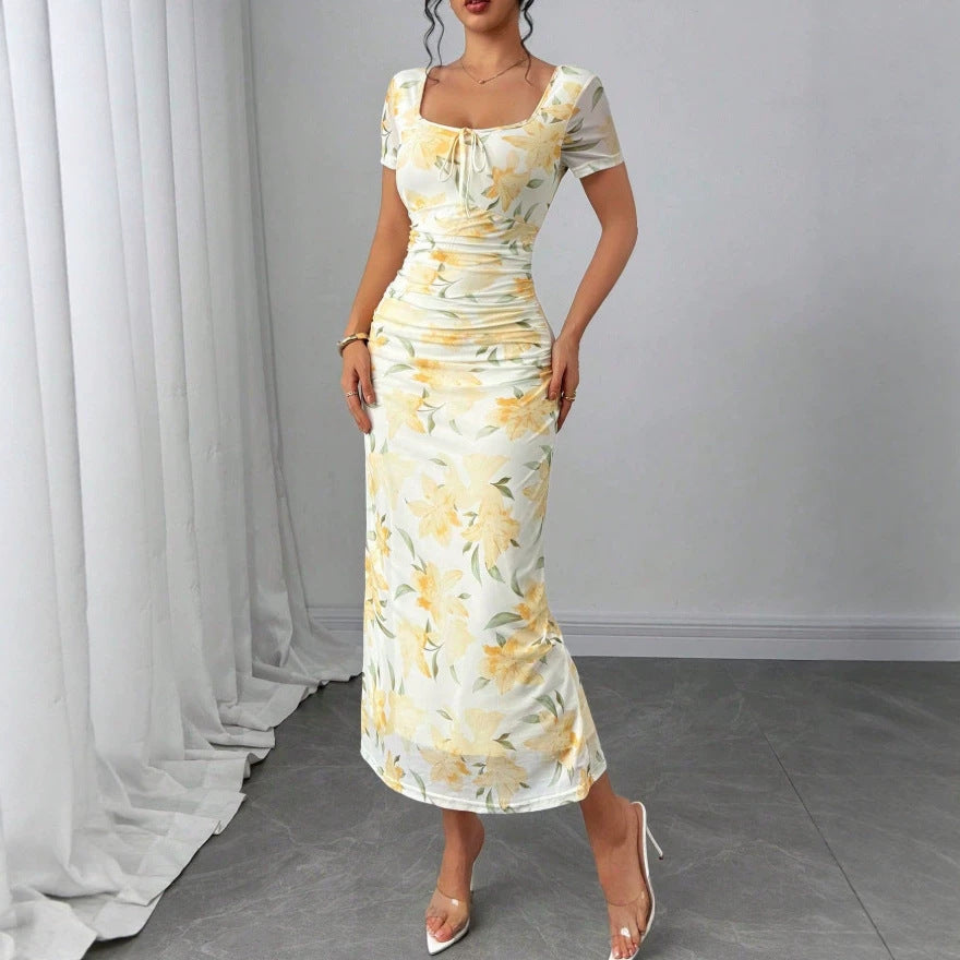 european and american style sexy fashion dress - slim fit, figure-flattering, elegant women's dress