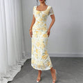 european and american style sexy fashion dress - slim fit, figure-flattering, elegant women's dress
