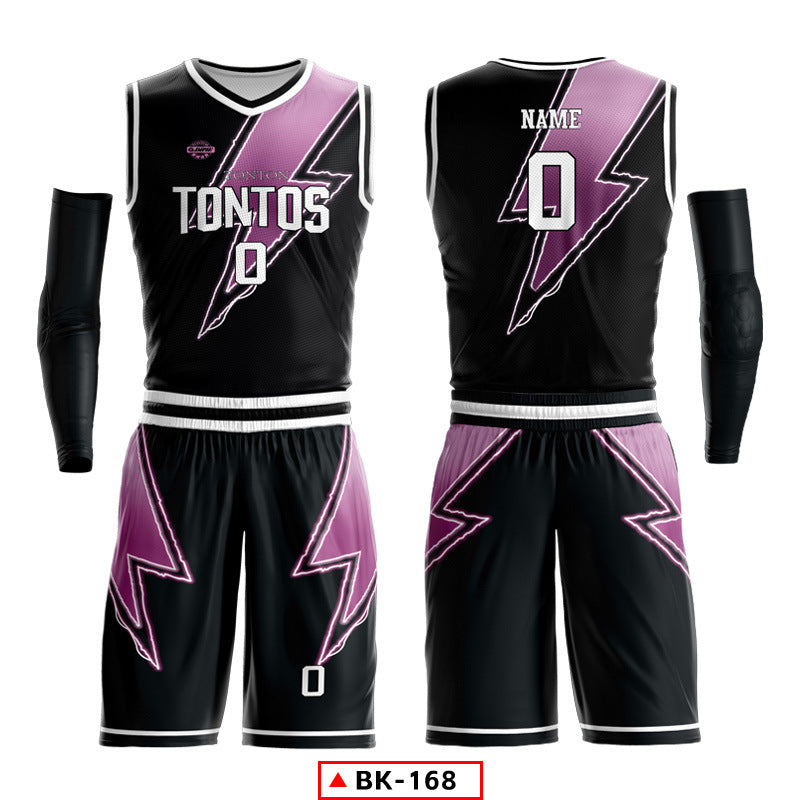 2024 new basketball jersey suit men's custom college student sports training game jersey American basketball jersey printing
