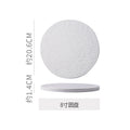 Stone-textured round ceramic plate, suitable for western-style steak, high-end cakes, dim sum, sushi, desserts, and pastries