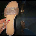 Export 42plus size43 rhinestone cool women's flip-flops women's sandals summernew arrival cross-border wshi