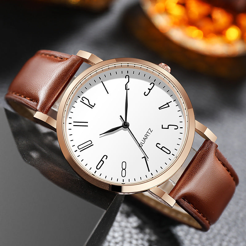 watch men's casual business belt men's watch douyin live broadcast one-piece dropshipping manufacturer watch watch