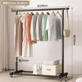 Simple coat rack, movable clothes drying rack, floor-standing indoor room, multi-functional clothes rack, accessible luxuryfor home bedroom