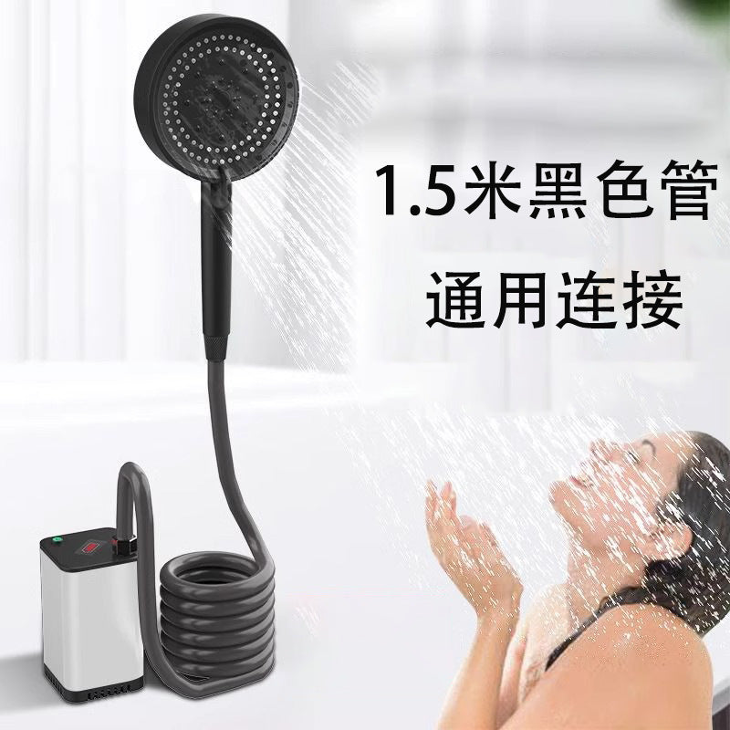 Outdoor dormitory bathing artifact household rental rural electric portable simple self-priming shower universal tube