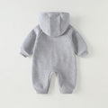 Newborn baby clothes autumn outfit super cute boy romper 100-day celebration adorable spring/autumn outdoor hooded sweatshirt swaddle