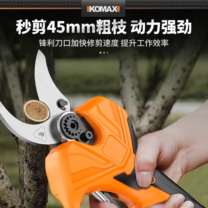 Electric rechargeable strong garden fruit tree pruning shears lithium battery tree pruning shears electric shears pruning artifact