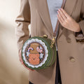 520 valentine's day birthday gift: premium women's crossbody bag - 2025 new exquisite & cute mini round bag
