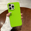 Matte frosted large hole candy color phone case for apple 16 pro, iphone 13 anti-drop tpu full coverage 15 protective case