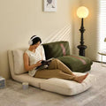 Retro swiss roll lazy foldable sofa bay window sofa bed dual-purpose tatami balcony casual foldable sofa chair