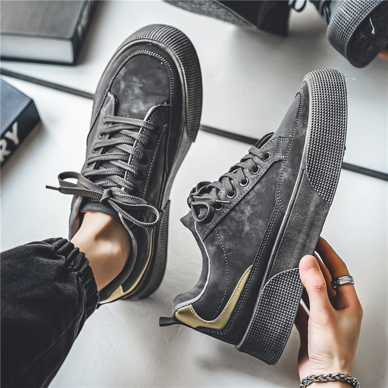 Men's shoes 2025 new autumn work safety construction site men's sneakers athletic casual shoes winter trendy shoes wholesale
