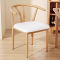 Taishi chair back chair for home dining chair modern casual commercial dining table horn restaurant stool backrest iron tea chair
