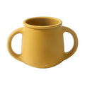 Wow kids food grade silicone double ear cup cross-border hot selling baby double handle straw water cup anti-fall milk cup