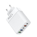 European and american standard multi-port mobile phone charger fast charging head 3usb+2c british standard five-port charging head suitable for huawei and apple