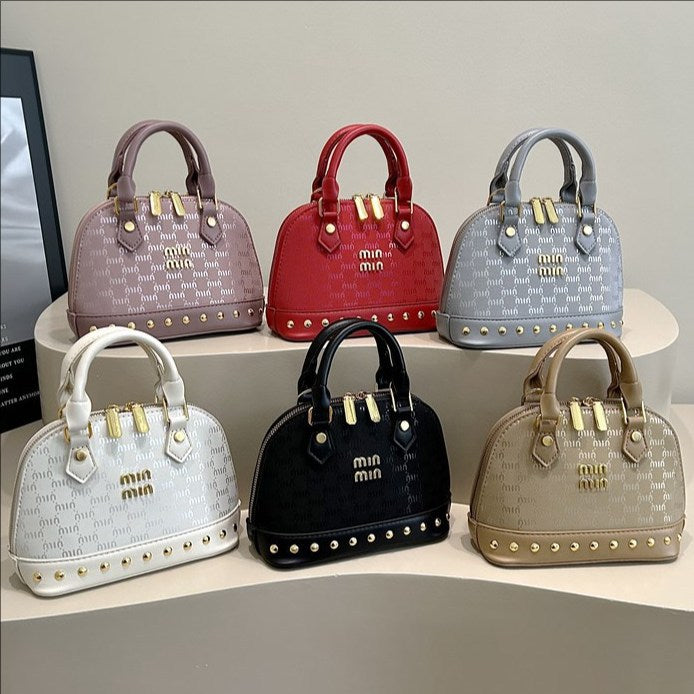 Foreign trade European and American retro shoulder shell bag women's bag high sense versatile handbag foreign style fashion printed messenger bag