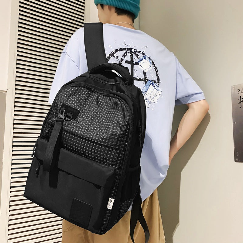 Backpack export model casual lightweight middle school student college student school bag large capacity casual travel breathable lightweight