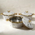 3pcs food warmer new cross-border export octagonal new insulated lunch box 2l-2.5-3l insulated tableware