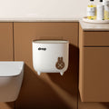For homewall-mounted trash can kitchen toilet cabinet door hanging storage bucket wall-mounted trash can with lid kitchen waste bucket