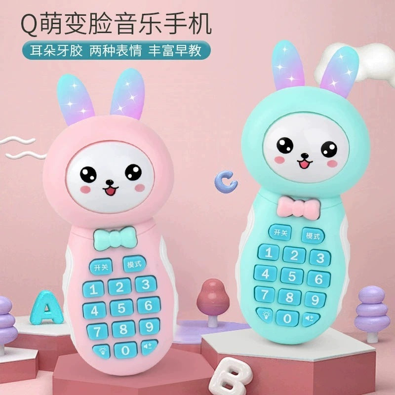 Baby toys 0-6 years old early education musical phone face-changing story machine for boys and girls - children's educational big brother big 5