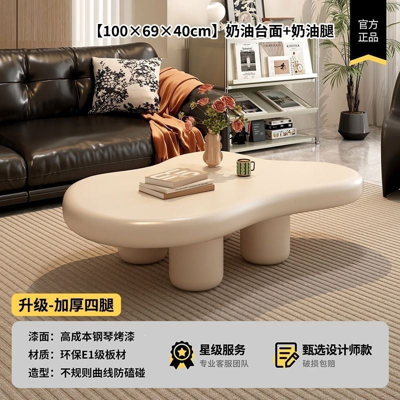 Cloud coffee table for home scandinavian living room tea table new modern casual popular coffee table small apartment cream style coffee table