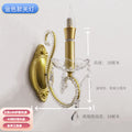 American bedside bedroom wall lamp french living room study aisle staircase high-end crystal lamp