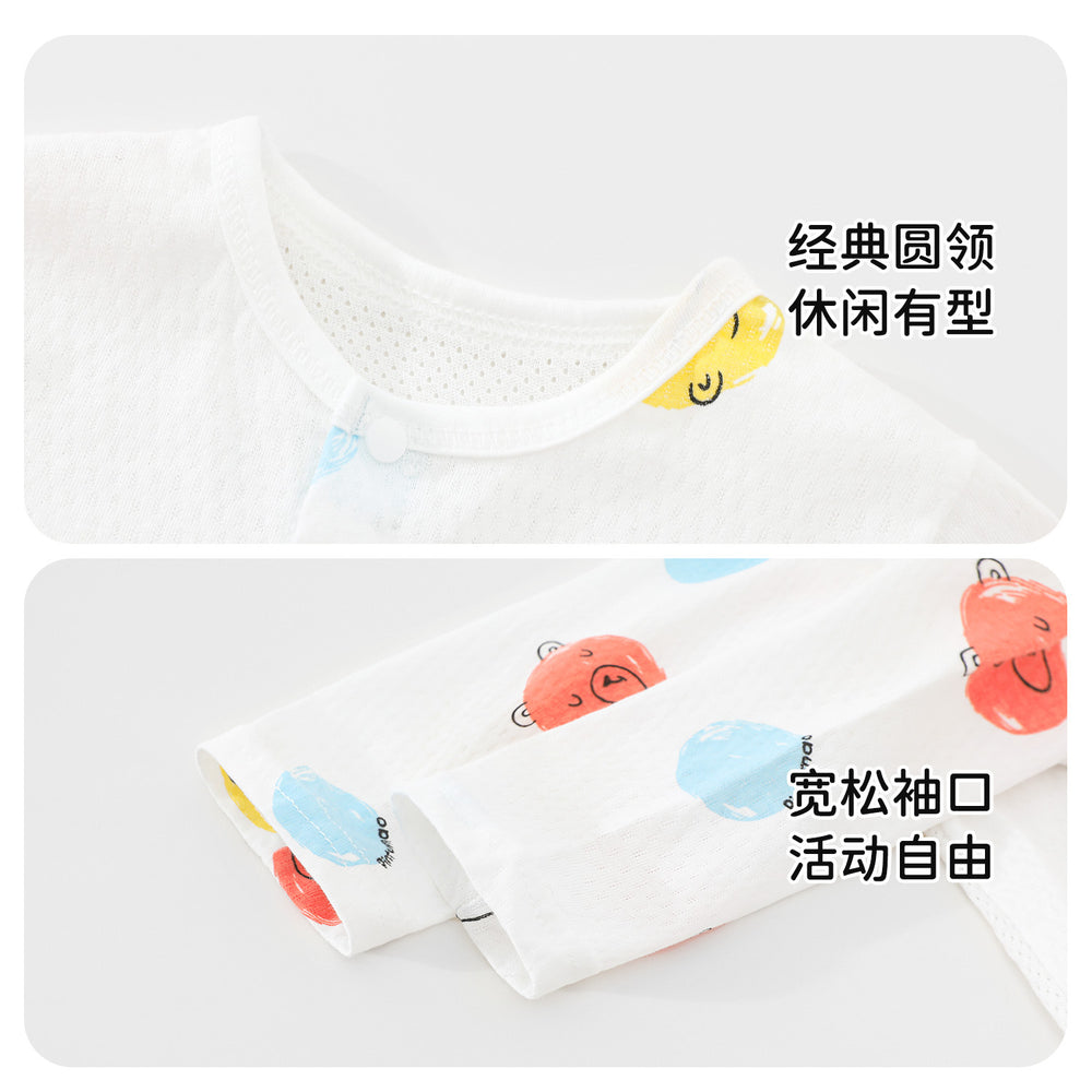 Baby clothes spring and autumn thin long sleeves air conditioning men's and women's baby onesie pajamas pure cotton newborn haki rompers