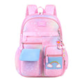 foreign trade kids backpack customized rainbow cute backpack spine protection and burden reduction primary school student schoolbag lightweight