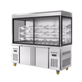 Malatang display cabinet, commercial refrigerated and fresh-keeping air curtain cabinet, vertical hot pot malatang ordering cabinet, string cabinet