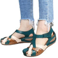 women's sandals:  summer new arrivals - retro round toe, casual hollow-out design, versatile everyday shoes, ready to ship