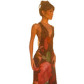 New european and american style women's lace camisole maxi dress - sexy beach vacation dress for cross-border e-commerce