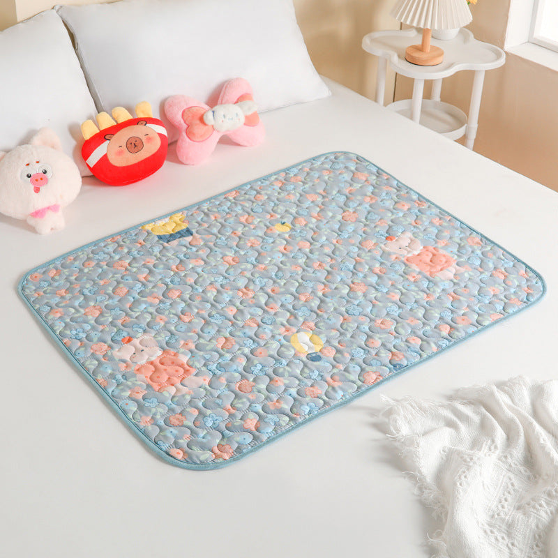 Waterproof and washable bed pads for kids and adults - large size nursing pads, menstrual bed mats for women, perfect for student dorms