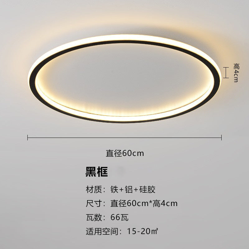 Full Spectrum Nordic Master Bedroom Light Simple Modern LED Ceiling Light Room New Minimalist Ultra-thin Internet celebrity Lighting