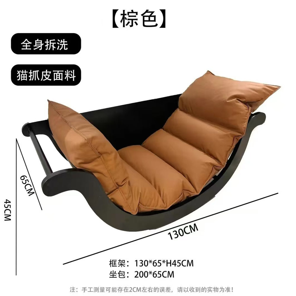 Banana boat rocking chair lazy sofa home lounge chair living room balcony retro design casual rocking chair cross-border export