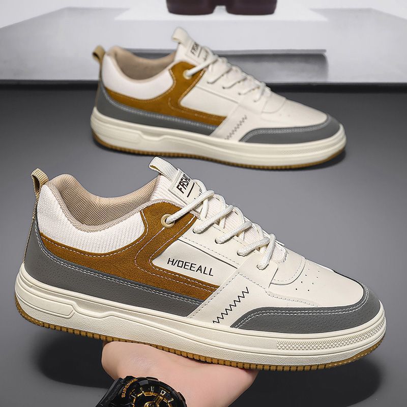 2025 men's new breathable shoes, trendy and durable men's casual sneakers, versatile athletic board shoes, streetwear footwear