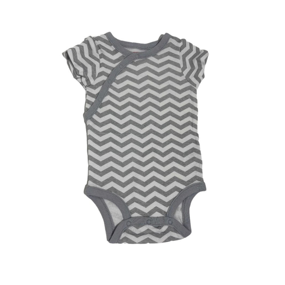 Export original order infant male and female baby slanted button pullover pure cottonprinting half-sleeved bottom triangle khaki