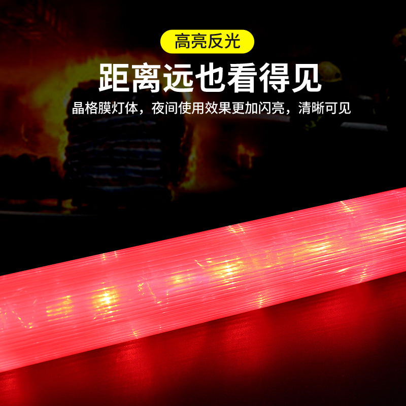 Traffic Baton Outdoor Lighting Warning Stick Flash Stick Handheld Glow Stick Evacuation Lifesaving Fire LED