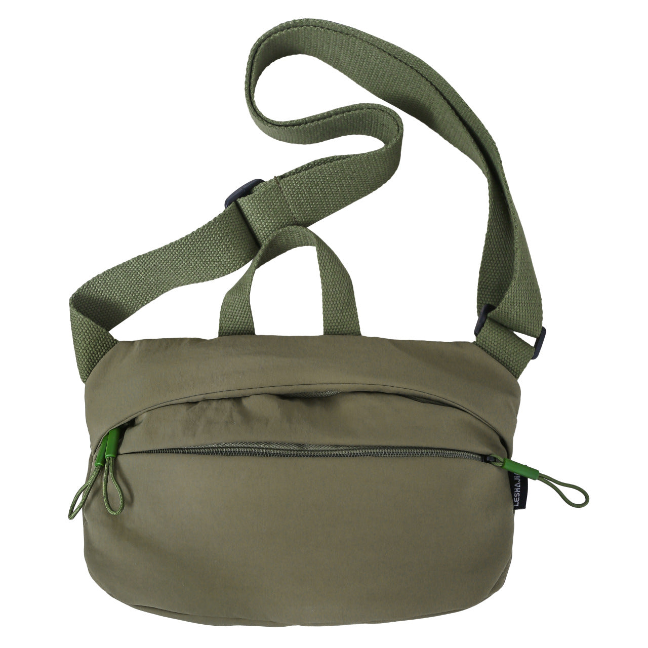 Satchel Women's Casual Hong Kong Style Shoulder Bag Nylon Cloth 2024 Autumn Breast Bag Handbag Textured Waterproof Student Crossbody Bag