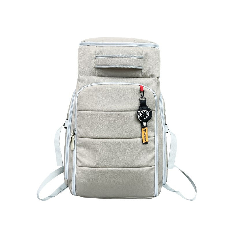 Cross-border outdoor travel backpack men's large-capacity mountaineering hiking sports backpack with shoe compartment casual simple backpack