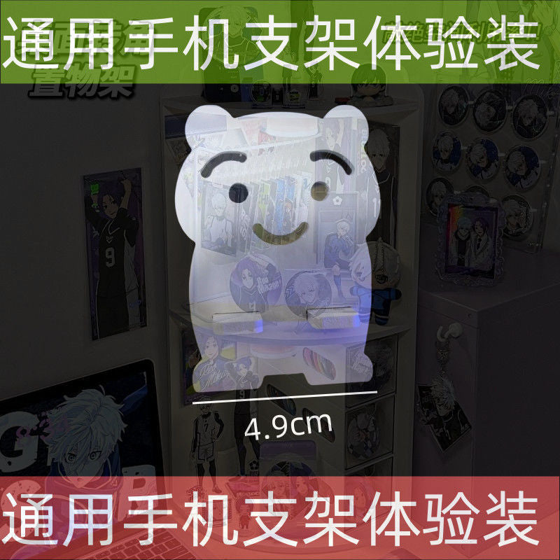 ins wind dormitory bedside corner rack dormitory table multi-functional storage box card millet bar display stand