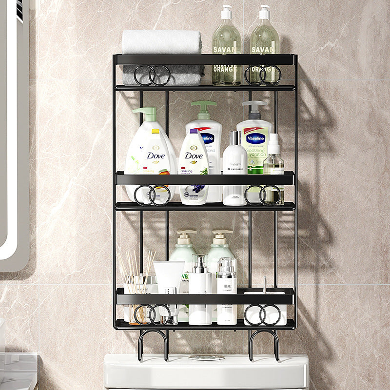 Shelf above the toilet in the bathroom, toilet sink, toilet, wall hanging, no punching, multi-functional storage rack.