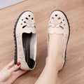 Soft leather soft bottom ladieswear shoes flatsabrasion resistantwaterproofbows work shoes wechat group purchase live broadcast one piece dropshipping
