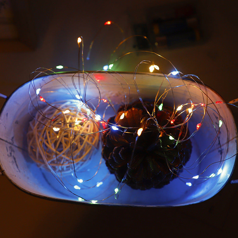led light string copper wire light battery box multifunctional small light string copper wire string light decorative lights star light copper wire light