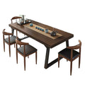 New chinoiserie tea table all-in-one complete set with chair casual coffee table for home living room tea table iron leg board table tea table
