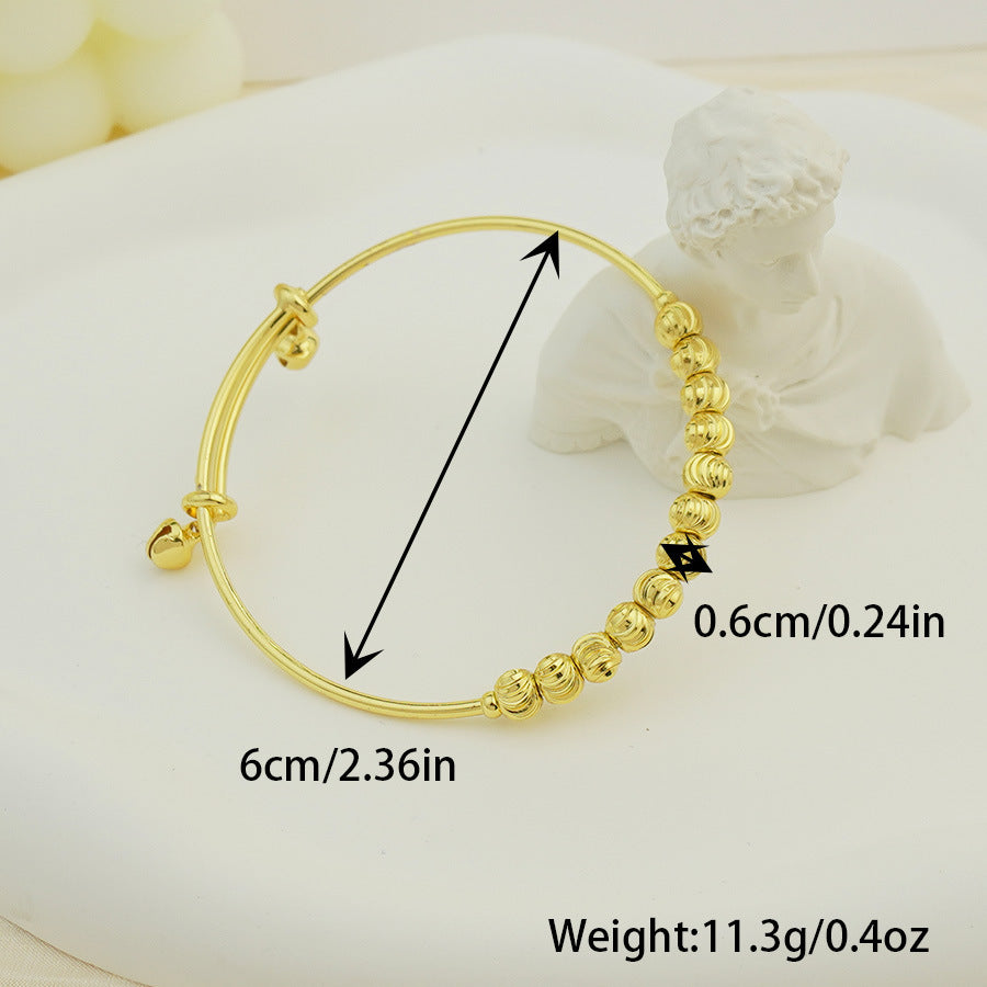 Bohemian chic lightweight personality classic fashion bell bangle geometric shape gift birthday party favor