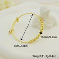 Bohemian chic lightweight personality classic fashion bell bangle geometric shape gift birthday party favor