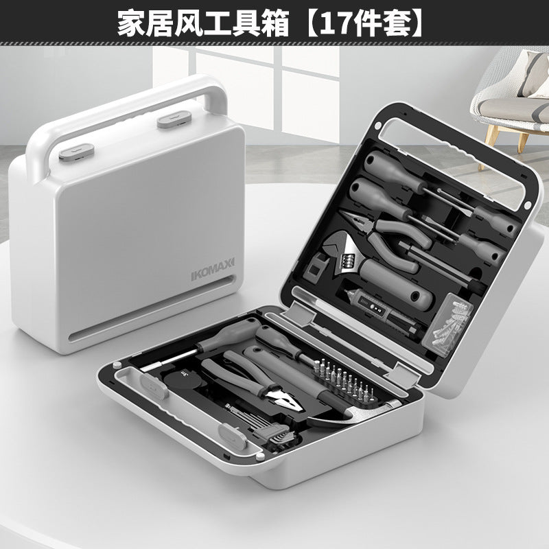 Multi-purpose toolbox set for home use - comprehensive hardware repair kit for everyday diy, electrical work, and automotive needs