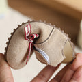 Vancahao girls' round-toe closed-toe sandals,  new plaid bowknot soft sole flats, versatile princess shoes