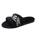 Good autumn and winterexport flip-flops for women outwearnew arrivalk-stylestuffedplus sizeflats slippersfashion fur women's shoes